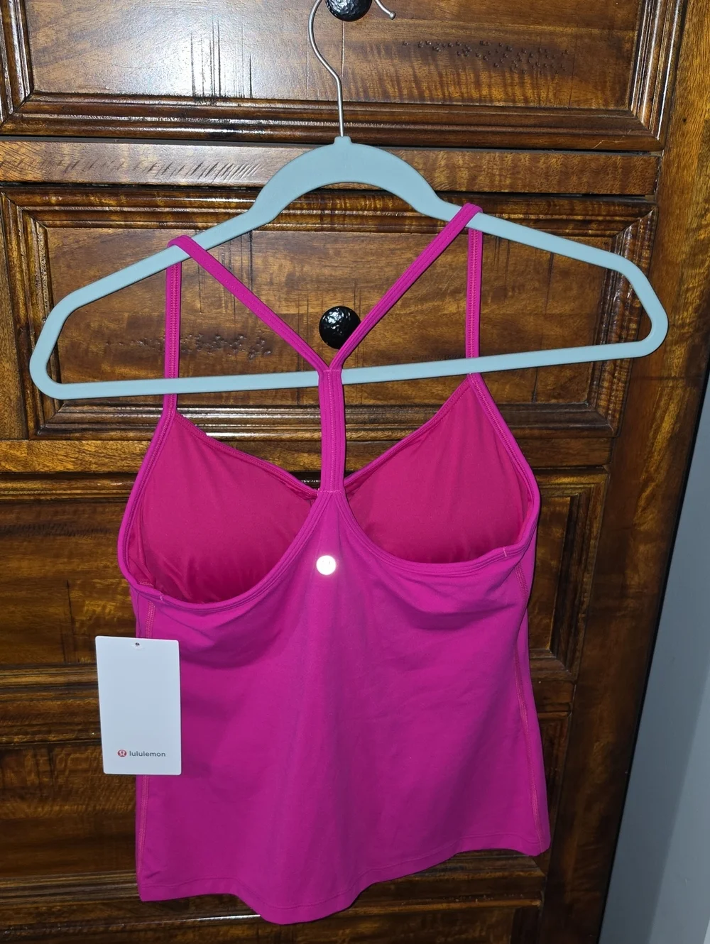 Lululemon Flow Y Tank, Nulu Material! Pink Flare! Nwts. Sz Medium